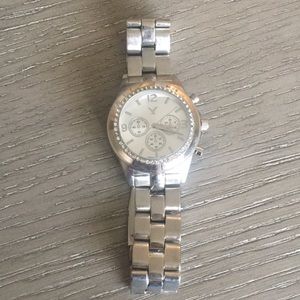 Silver and Diamond American Eagle Watch ⚪️